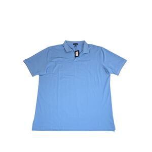 Peter Millar Men’s XXL Light Blue Performance Polo Shirt Short Sleeve Golf NWT